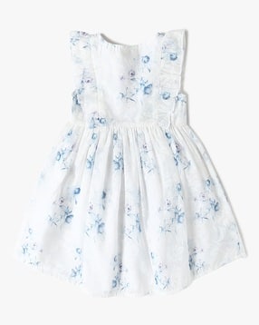 playday Girls Floral Print Fit & Flare Dress-picture-12