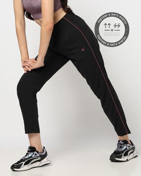 performax Women Contrast Piping Tapered Fit Track Pants-picture-31