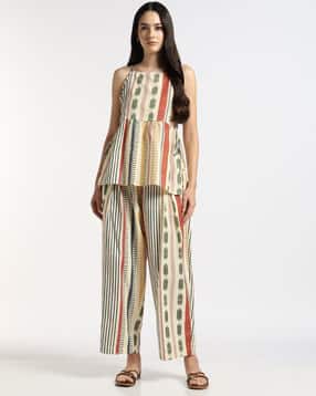 svrnaa by azorte Printed Strappy Top-picture-24