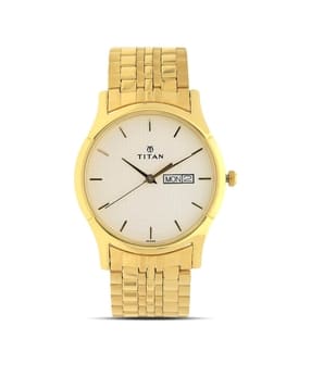 Analogue Watch with Stainless Steel Strap-NU1636YM01-image-28