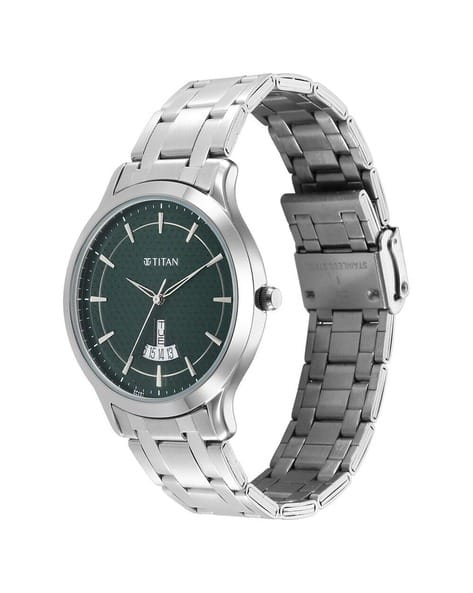 Price History of TITAN Men Analogue Watch-NU1825SM11 from Ajio 2191_7239247