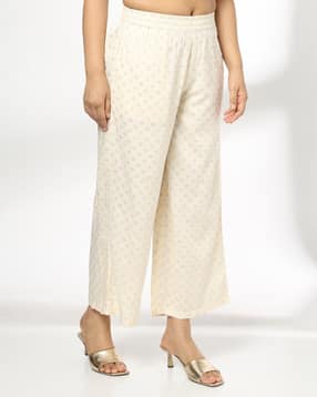 avaasa mix n' match Women Printed Mid-Rise Palazzos-picture-28