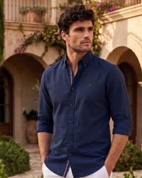 louis philippe Men Slim Fit  Cotton Shirt-picture-47