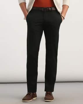 allen solly Men Mid Rise Fixed Waist Trousers-picture-12