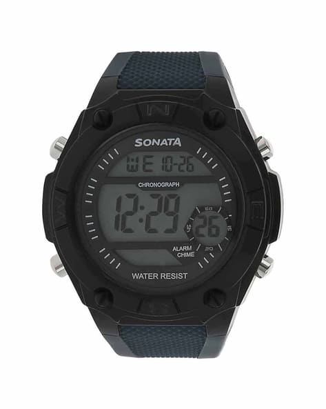 SONATA Men Round Dial Digital Watch-NU77033PP03
