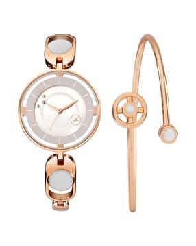 fastrack Women Water-Resistant Analogue Watch with Bracelet-NU6237WM02F-picture-14