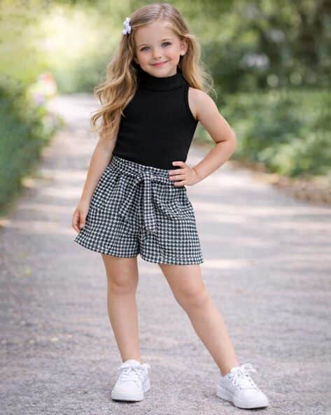 Ninas Girls Shorts with Top Set