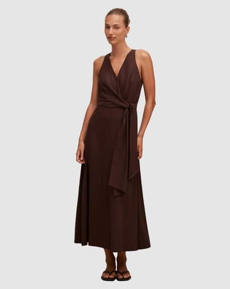 Forever New Women Wrap Midi Dress