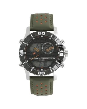 fastrack Men Analogue-Digital Watch with Leather Strap-NU38035SL03-picture-48