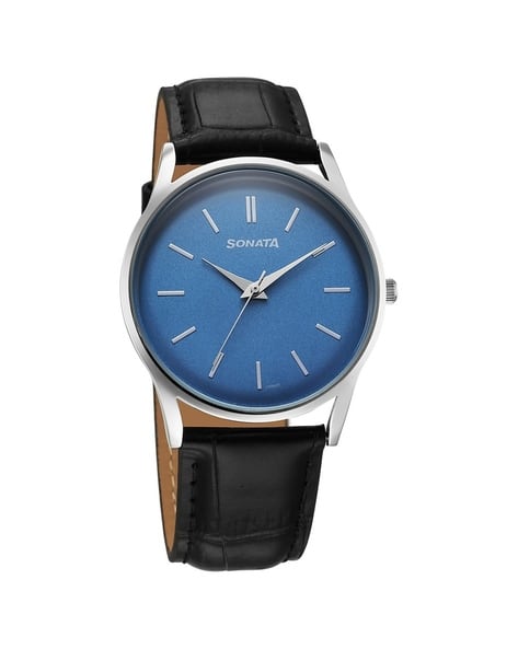 SONATA Men Stainless Steel Analogue Watch-NU77140SL03