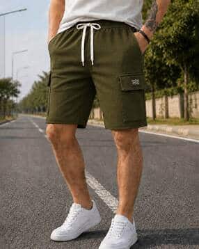 fabflee x ag Men Regular Fit Shorts with Insert Pockets-picture-26