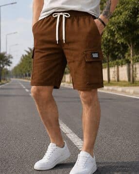 fabflee x ag Men Regular Fit Shorts with Insert Pockets-picture-24