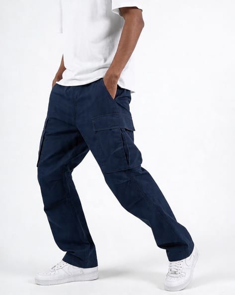 Men Straight Fit Cargo Pant