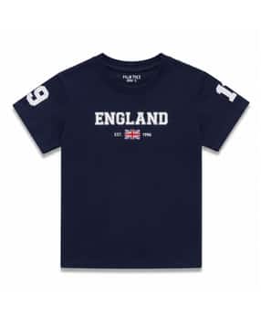 gini and jony Boys Typographic Print Regular Fit Crew-Neck T-Shirt-picture-16