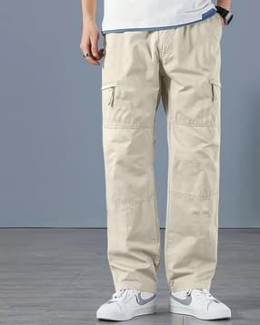 alpha tribe Men Relaxed Fit Cargo Pant -picture-22