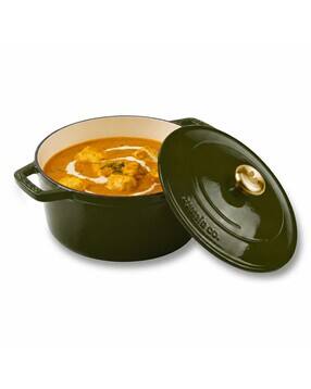 Induction-Safe Iron Dutch Oven Pot with Lid-image-39