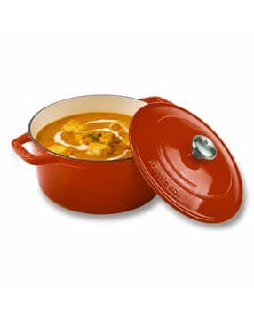 Induction-Safe Iron Dutch Oven Pot with Lid-image-37