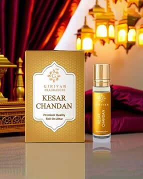 girivar Kesar Chandan Attar Premium Saffron Sandalwood Fragrance Oil-picture-44