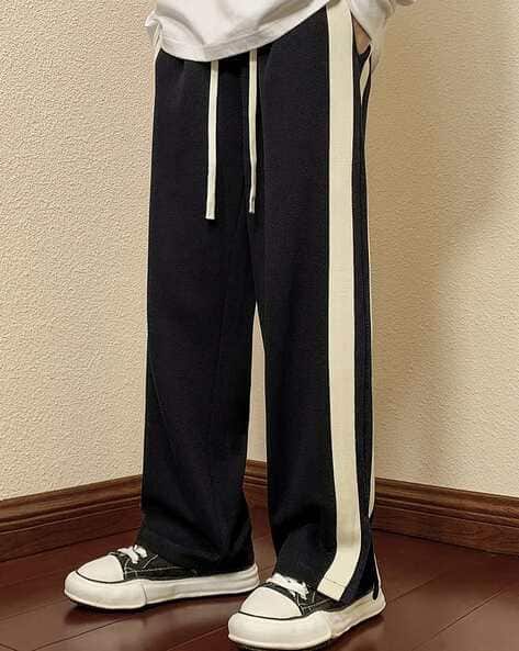 Buda Jeans Co Men Striped Straight Fit Track Pants