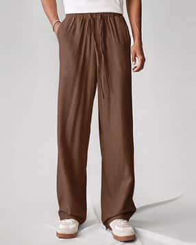 neonomad Men Relaxed Fit Wide Leg Trousers -picture-12