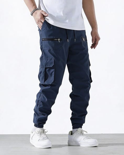 POSHAX Men Straight Fit Cargo Pant