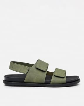 snitch Men Round-Toe Sandals with Velcro Fastening-picture-51