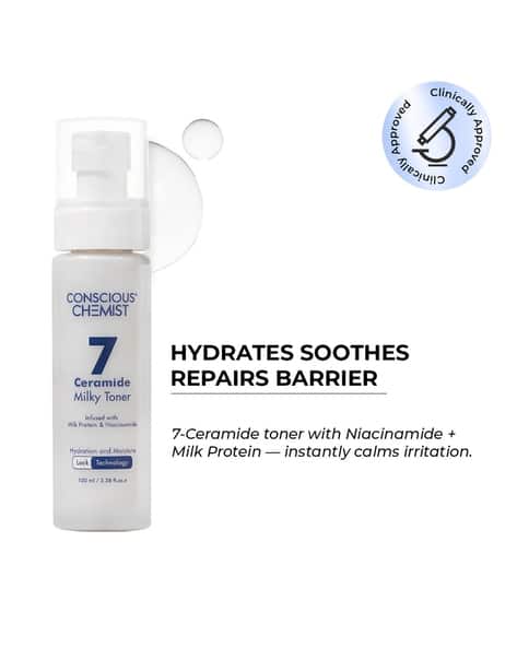 Conscious Chemist 7 Ceramide Infused Milky Toner with Milk Protein & Niacinamide