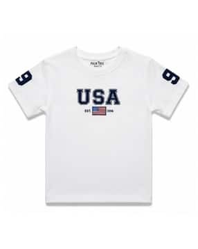 gini and jony Boys Typographic Print Regular Fit Crew-Neck T-Shirt-picture-20