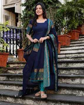 hb venture Women Applique Straight Kurta Set-picture-33