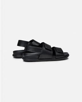 snitch Men Round-Toe Sandals with Velcro Fastening-picture-46