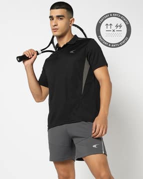 performax Men Active Lifestyle Logo Print Regular Fit Polo T-Shirt-picture-36