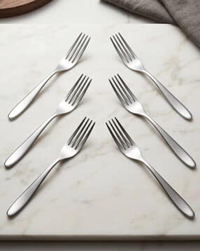 blackcarrot Set of 6 Durable Food-Grade Forks-picture-44