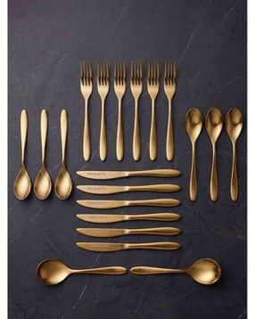 blackcarrot Set of 20 Dishwasher Safe Dining Cutlery-picture-32