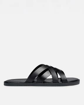Men Slip-On Round-Toe Strappy Sandals-image-9