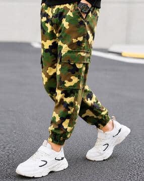 trampoline Boys Camouflage Print Cargo Joggers-picture-18