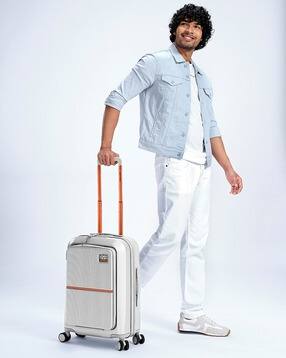 urban jungle Unisex Striped Small Trolley Bag-picture-52