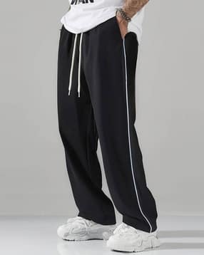 Men Straight Fit Track Pants-image-33