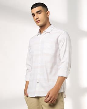 netplay Men Striped Slim Fit Full Sleeve Shirt-picture-39