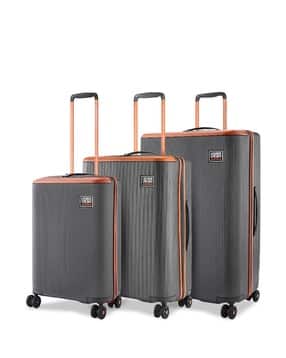 urban jungle Unisex Set of 3 The Lumolite Trolley Bags with TSA Lock-picture-10