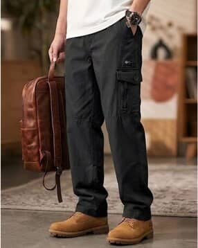buda jeans co Men Relaxed Fit Mid-Rise Cargo Pants-picture-27