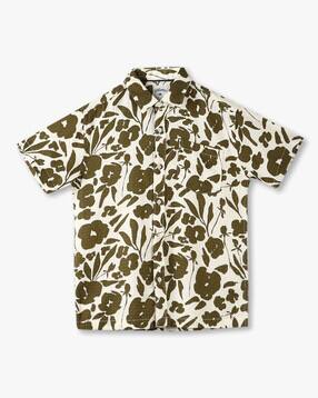 lee cooper Boys All-Over Print Relaxed Fit Shirt with Patch Pocket-picture-35