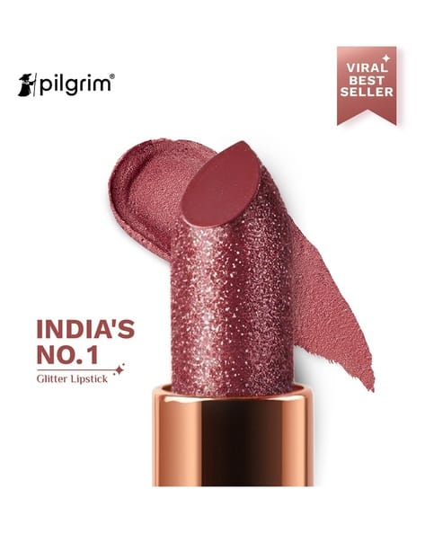 Pilgrim Glitter Lipstick Luxurious 3D Glitter Formula With Matte Finish - 04 Arabian Nites