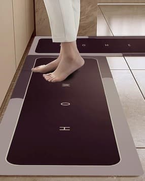 cortina eyelet curtain Set of 2 Waterproof Kitchen Mats - 120 cm x 40 cm - 40 cm x 60 cm-picture-21