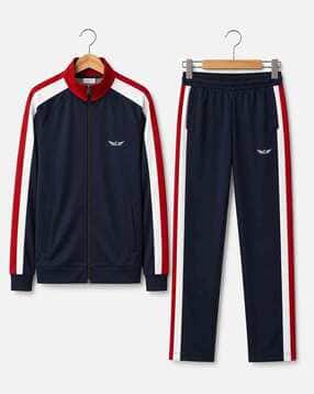neonomad Men Colourblocked Regular Fit Jacket and Trackpants-picture-50