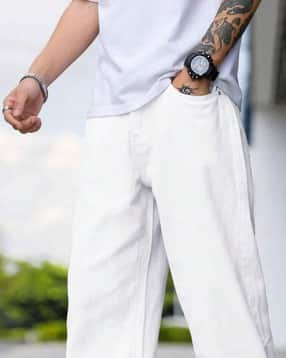 alpha tribe Men Mid-Rise Relaxed Fit Denim Jeans-picture-10