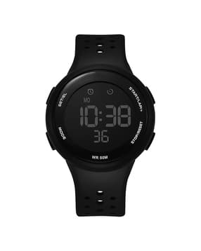Men Digital Watch with Silicone Strap - WCH79-image-8