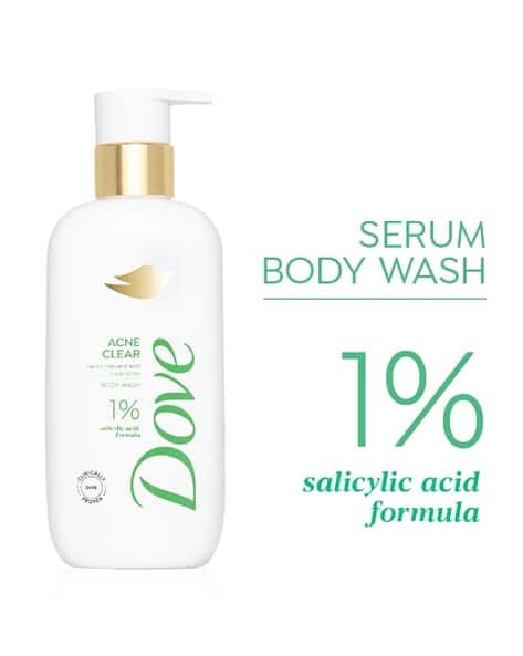 DOVE 1 Salicylic Acid formula Acne Clear Serum Body Wash