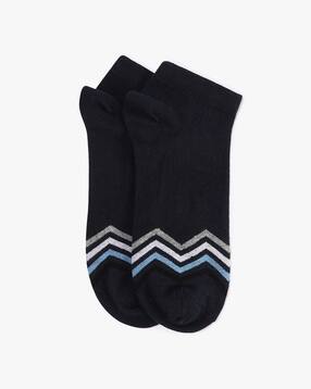 yousta Men Chevron Print Ankle-Length Socks-picture-42