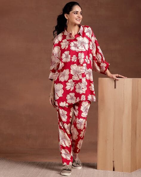 Gerua By Libas Women Floral Print 2-Piece Co-Ord Sets