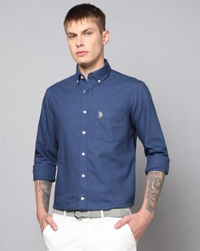 u.s. polo assn. Men Button Down-Collar Tailored Fit Shirt-picture-50